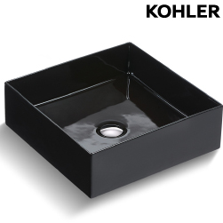 KOHLER Mica 檯面立體盆-亮黑(39.3cm) K-90011T-7