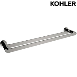 KOHLER Avid 雙桿毛巾桿(鈦空銀) K-97496T-TT