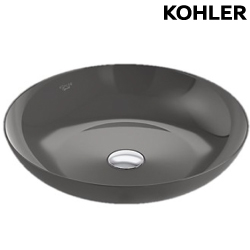KOHLER Slice Steel 琺瑯鋼製檯面盆(43.5cm/深灰色) K-EX26910T-58
