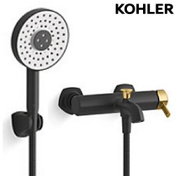 KOHLER Occasion 沐浴龍頭(霧黑+摩登金) K-EX27027T-4-BMB