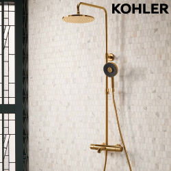 KOHLER Occasion 恆溫三路淋浴柱(摩登金) K-EX27033T-9-2MB