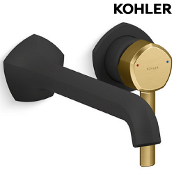 KOHLER Occasion 臉盆龍頭(霧黑+摩登金) K-EX27102T-4-BMB