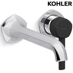 KOHLER Occasion 臉盆龍頭(鉻+霧黑) K-EX27102T-4-CBL