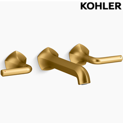 KOHLER Occasion 附牆浴缸龍頭(摩登金) K-EX27125T-4-2MB