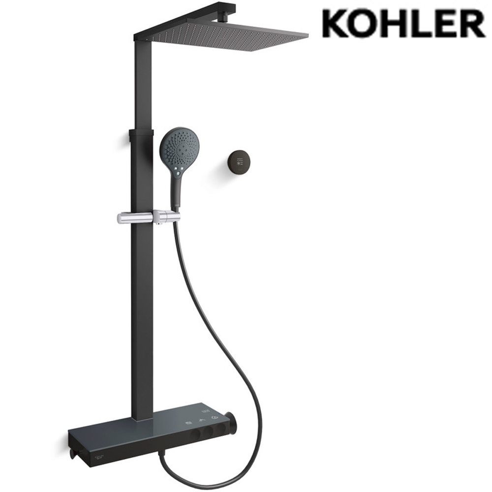 ★ 廚衛升級優惠 ★ KOHLER Urbanity+ 定溫三路淋浴柱(霧黑) K-EX34538T-9-BL