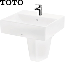 TOTO 瓷腳面盆(50cm) L710CGUR-SP