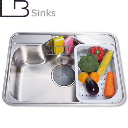 LB 不鏽鋼柔絲面水槽(70x51cm) LB101B_LD