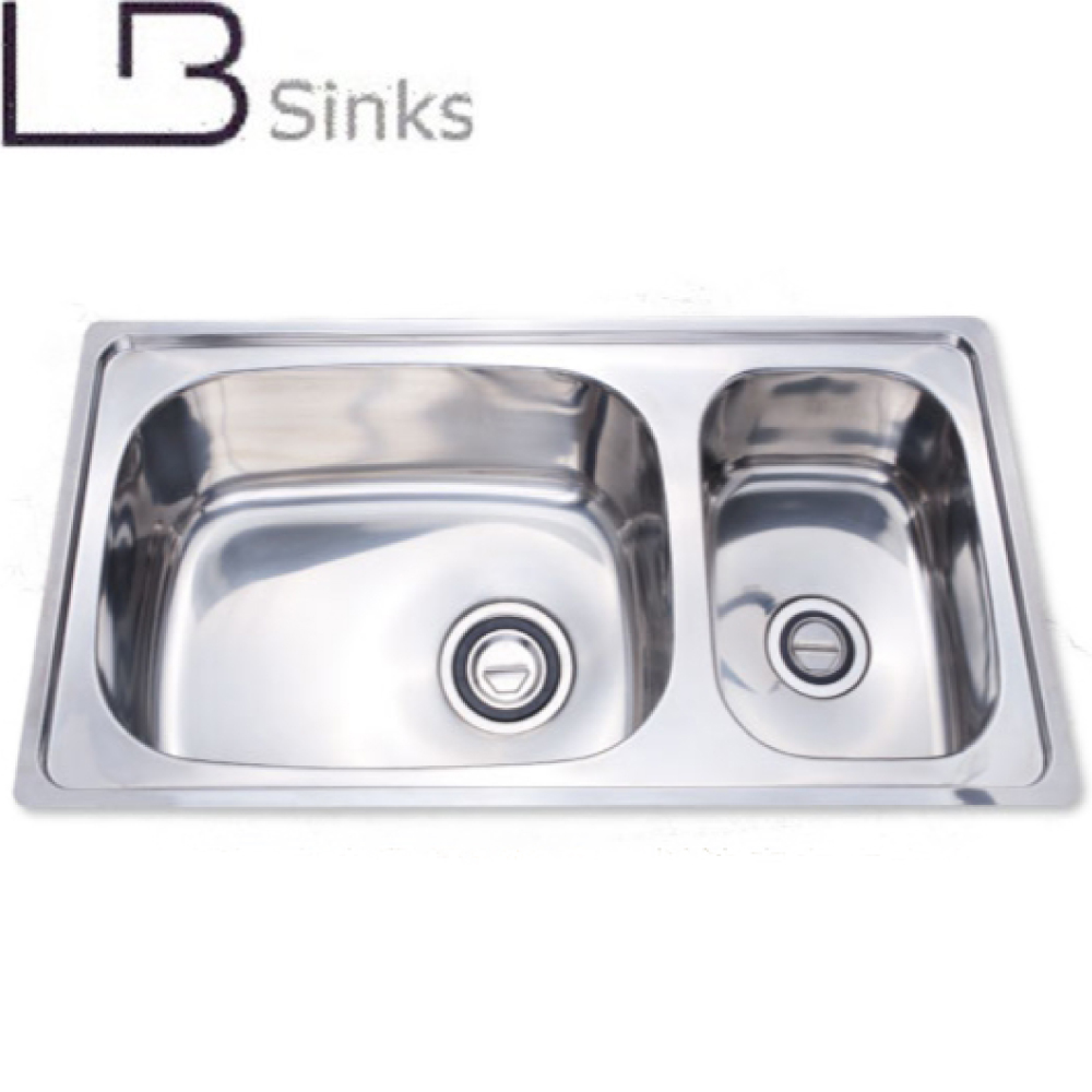 LB 不鏽鋼雙槽(107x49.5cm) LB207