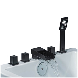 麗萊登(LILAIDEN)缸上龍頭(霧黑) LD-2321BK5