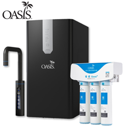 美國OASIS櫥下氣泡三溫飲水機(附三道式淨水器) LUXES-FIZZ-401_GW-CS33【送免費標準安裝】