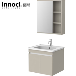 innoci藝耐 面盆浴櫃鏡櫃組(60cm) M126A1-A