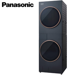 Panasonic 極簡美學設計熱泵AI智慧雙控洗烘洗衣機(夜幕黑) NA-V1515SP-K