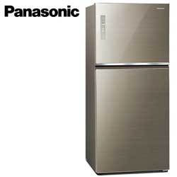 Panasonic 無邊框玻璃電冰箱(翡翠金) NR-B651TG-N