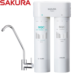 櫻花牌(SAKURA)快捷高效淨水器(雙管軟水過濾型) P0681【送免費標準安裝】
