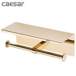 凱撒CAESAR雙衛生紙架(金) Q6304PG