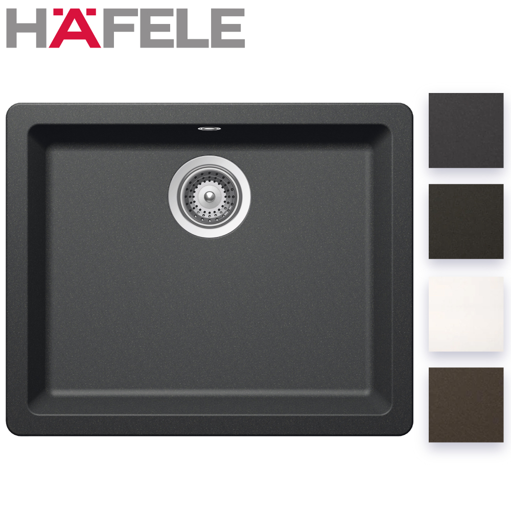 HAFELE QUADRO 花崗岩上嵌下嵌式水槽(55x43cm) N-100L