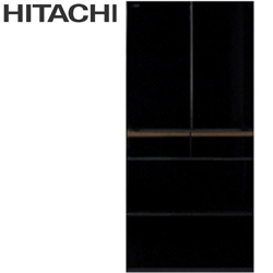 HITACHI日立六門琉璃獨立式冰箱(琉璃黑) R-GG670YJ-XK【全省免運費宅配到府+標準安裝】