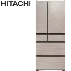 HITACHI 日立六門鋼板獨立式冰箱(星燦金) R-TSF62WJ-CNX【全省免運費宅配到府+標準安裝】