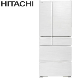 HITACHI 日立六門鋼板獨立式冰箱(月光白) R-TSF62WJ-HWH【全省免運費宅配到府+標準安裝】