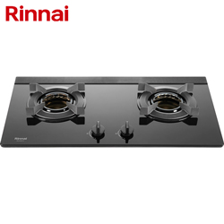 林內牌(Rinnai)檯面式內焰玻璃雙口爐 RB-N2601G(B)【送免費標準安裝】