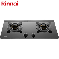 林內牌(Rinnai)檯面式內焰玻璃雙口爐 RB-N2611G(B)【送免費標準安裝】