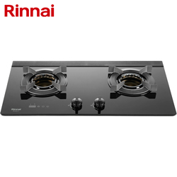 林內牌(Rinnai)檯面式內焰玻璃雙口爐 RB-N2621G(B)【送免費標準安裝】