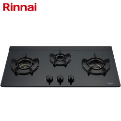 林內牌(Rinnai)檯面式內焰三口爐 RB-N312G(B)【送免費標準安裝】