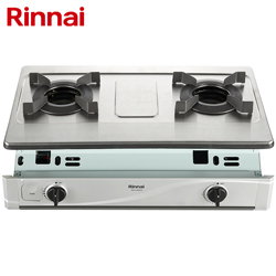 林內牌(Rinnai)嵌入式內焰不鏽鋼雙口爐 RBTS-N2601S【送免費標準安裝】