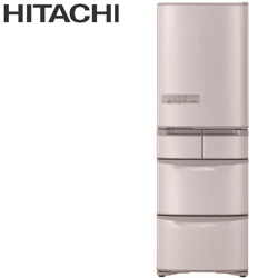 HITACHI日立獨立式冰箱(香檳不鏽鋼) RS42NJ-SN【全省免運費宅配到府+標準安裝】