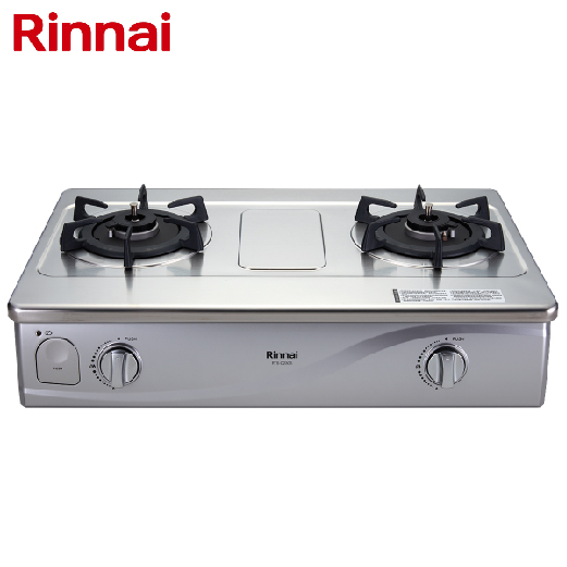 林內牌(Rinnai)台爐式感溫不鏽鋼二口爐 RTS-Q230S 【送免費標準安裝】