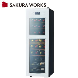 SAKURA WORKS ZERO Advanced系列雙溫酒櫃 / 38瓶 SA38-W【全省免運費宅配到府】