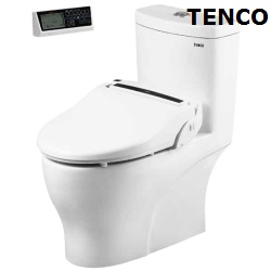 電光牌(TENCO)二段式單體馬桶附潔屁電腦馬桶座 SC5962A-TE5