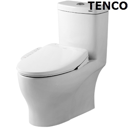 電光牌(TENCO)二段式單體馬桶附潔屁電腦馬桶座 SC5962A-TE6