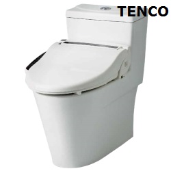 電光牌(TENCO)二段式單體馬桶附潔屁電腦馬桶座 SC5971A-TE4S