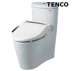 電光牌(TENCO)二段式單體馬桶附潔屁電腦馬桶座 SC5979A-TE4S