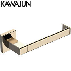 KAWAJUN 單側捲筒衛生紙架(亮面香檳金) SE-103-P05
