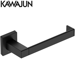 KAWAJUN 單側捲筒衛生紙架(磨砂黑) SE-103-P09