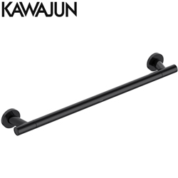 KAWAJUN 毛巾桿 (亮面黑) SE-111-P07