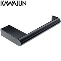 KAWAJUN 單側捲筒衛生紙架(亮面黑) SE-233-P07
