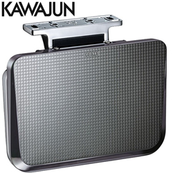 KAWAJUN 檯面下型式衛生紙架(亮鉻+鏡面黑097) SE-31M-C8Q097
