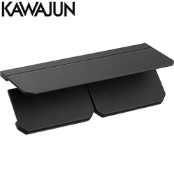 KAWAJUN 平台式雙廁紙架(啞光黑) SE-39W-003