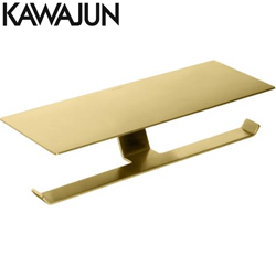 KAWAJUN 平台式雙廁紙架(亮面金) SE-62W-P04