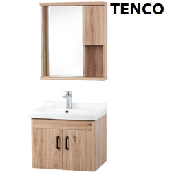 電光牌(TENCO)浴櫃盆及鏡櫃組(60.5cm) SK060BB-X1
