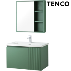 電光牌(TENCO)浴櫃盆及鏡櫃組(81cm) SK080CB-Y1