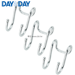 DAY&DAY 不鏽鋼雙S掛勾(三入) ST3002x3