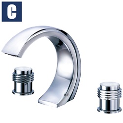 CBK 缸上型三件式浴缸龍頭 CBK-112017