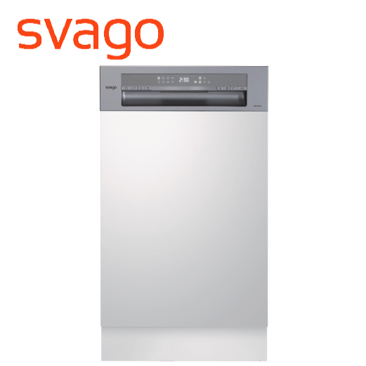 svago 半嵌式洗碗機 VE7545 【全省免運費宅配到府】