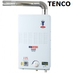 電光牌(TENCO)強制排氣型瓦斯熱水器(12L) W-3752
