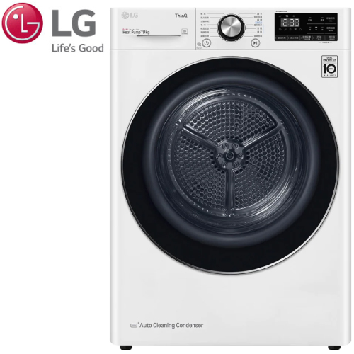 LG 乾衣機 WR-90VW【免運費宅配到府+贈送標準安裝】