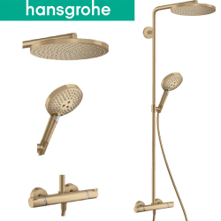 hansgrohe Raindance Select S 恆溫淋浴柱(霧銅) 27633-14